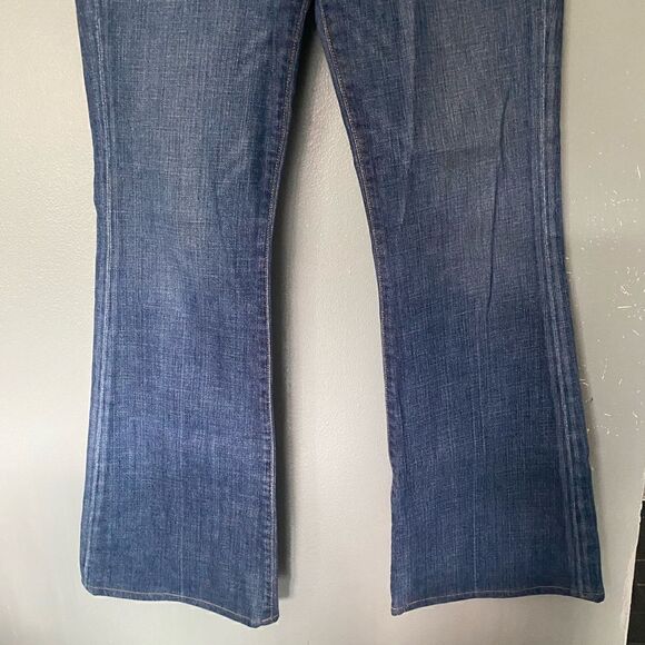 AG Adriano Goldschmied The Club Dark Wash Flare Jeans 31R - Picture 3 of 10